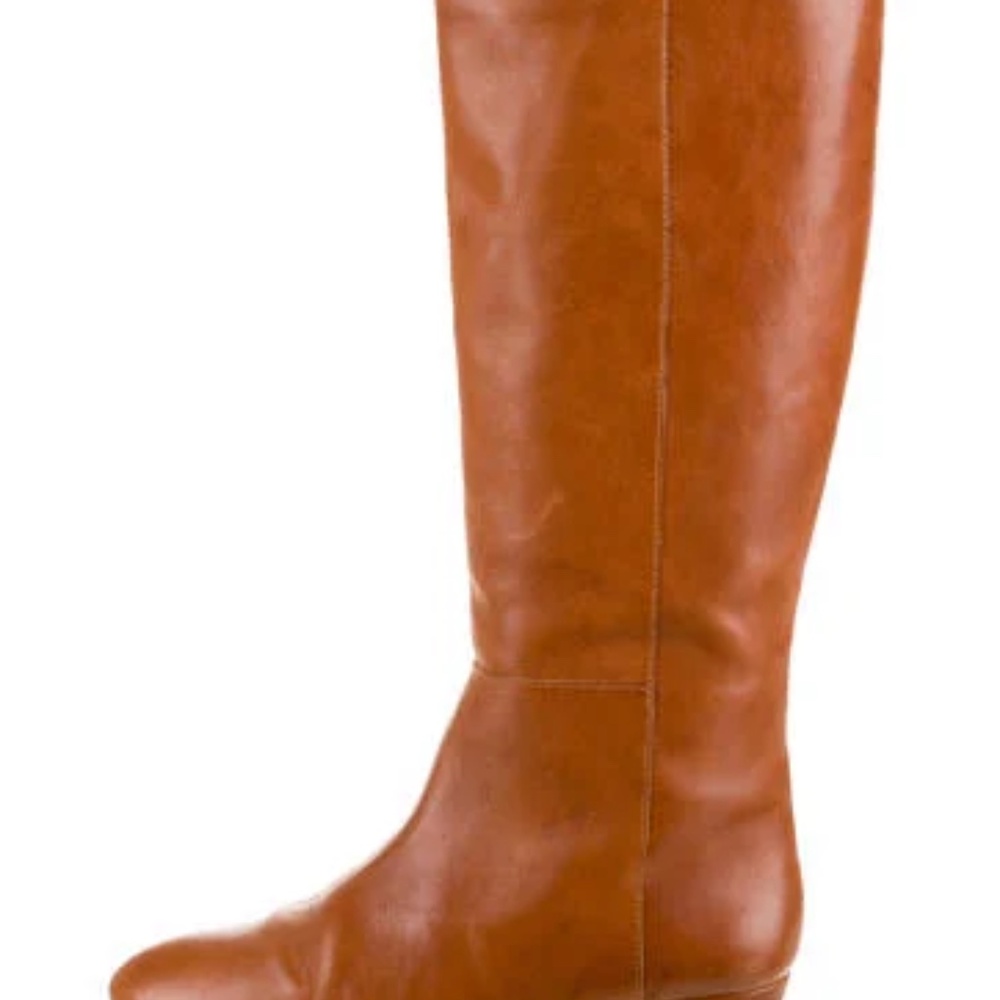 Loeffler Randall "Matilde" Leather Boots, Brown